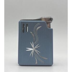 Vintage Colibri Electro-Quartz Firebird Lighter, Blue with
